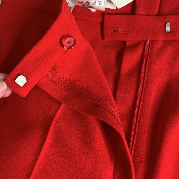 Escada Red Women's Trousers - Picture 6 of 7
